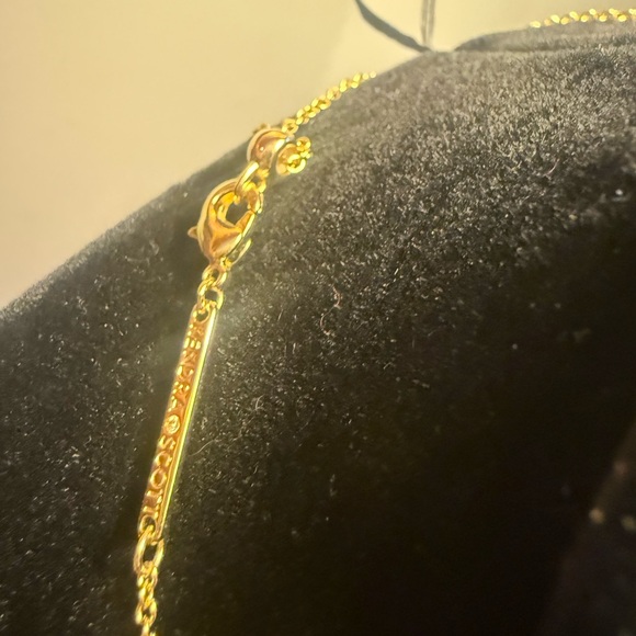 Rare Kendra Scott Aria Heart Magnesite 14K Gold White Pendant Necklace - Picture 5 of 9